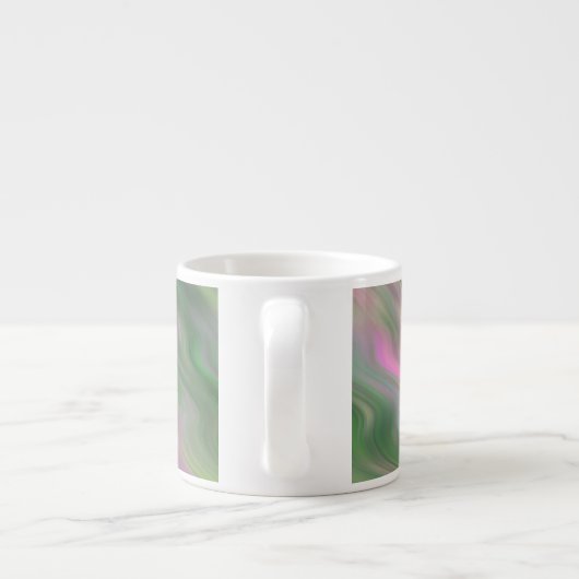 Tasse Expresso Tulipe rose Vide Texture (Dos)