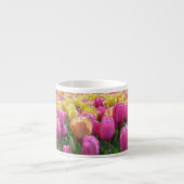 Tasse Expresso Tulipes de printemps (Devant)
