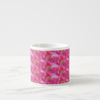 Tasse Expresso Tulipes roses frites - Design floral moderne