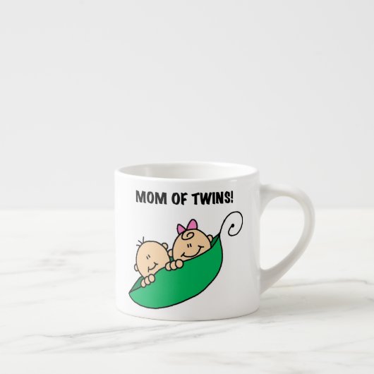 Tasse Expresso Twins Maman - Pois dans les cadeaux de pod (Droite)