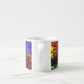 Tasse Expresso Twirlers colorés Abstraits / (Dos)