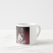 Tasse Expresso Un chat mignon (Devant droit)
