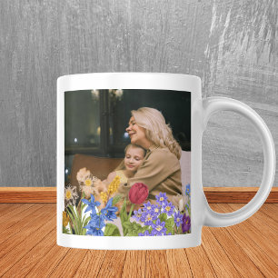 Tasse Expresso Un collage photo moderne pour grand-mère