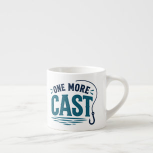 Tasse Expresso Un Pêcheur de Plus à la Pêche à la Ligne