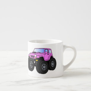 Tasse Expresso Un Pink Monster Cartoon