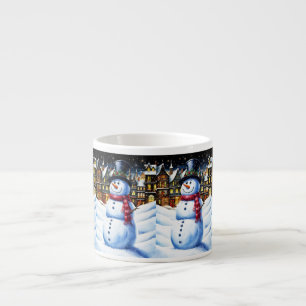 TASSE EXPRESSO UN SOIR DE NOËL FROTTANT