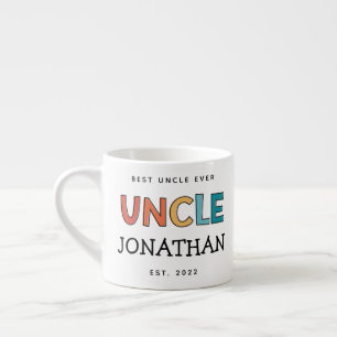 Tasse Expresso Uncle personnalisé Retro cadeau meilleur oncle jam