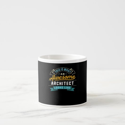 Tasse Expresso Une brillante profession d'architecte (Devant)