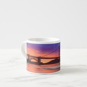 Tasse Expresso Une capture de golden gate bridge de San Francisco
