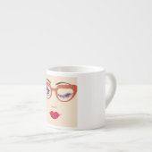 Tasse Expresso Une femme (Devant droit)