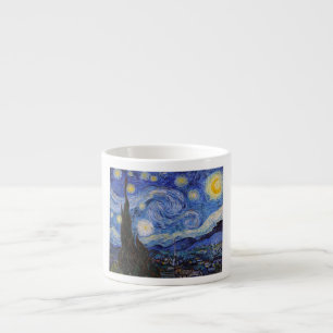 Tasse Expresso Une nuit étoilée : Saint Remy par Vincent Van Gogh