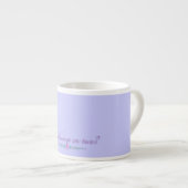 Tasse Expresso Une pompe ou deux ? (Devant droit)
