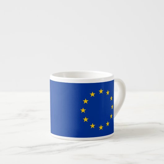 Tasse Expresso Union européenne - l'UE diminuent (Devant droit)