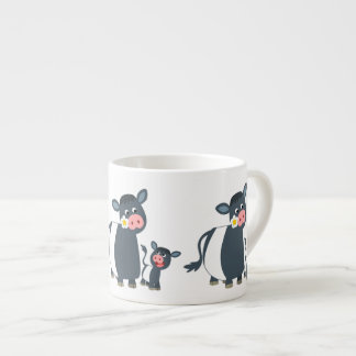 Tasse Expresso Vache et veau de la vache et du veau de la veste à