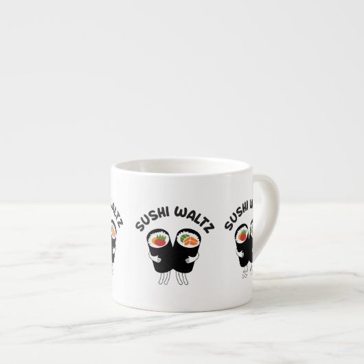 Tasse Expresso Valse de Sushi (Devant droit)