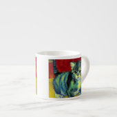 Tasse Expresso Van Gogh Tabby Cat (Devant droit)