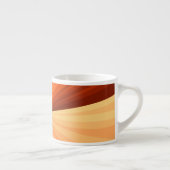Tasse Expresso Vanille rouge orange Abstraite moderne Fractale gr (Droite)
