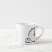 Tasse Expresso Vélo à grande roue Penny Farthing (Droite)