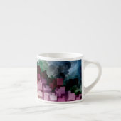 Tasse Expresso Vent foncé centré sur le cube (Droite)