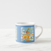 Tasse Expresso Vermillion Oiseaux Dans L'Eau Bubble Pastel (Droite)