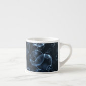 Tasse Expresso Verres bleus, bokeh (Droite)