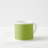 Tasse Expresso  Vert citron moyen (couleur solide) jaune-vert (Devant droit)
