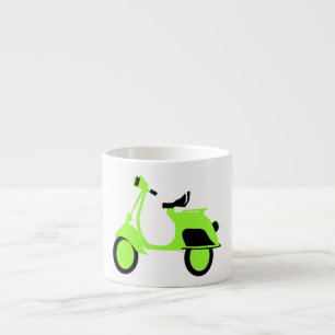 Tasse Expresso Vert de scooter