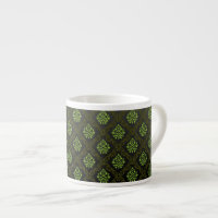 Vert floral de papier peint
