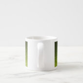 Tasse Expresso Vert olive Conserver Le Calme Avoir Votre Texte (Dos)
