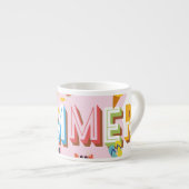 Tasse Expresso Vibes d'été (Devant droit)
