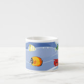 Tasse Expresso Vibrant Underwater Fish Art Espresso Cup (Devant)