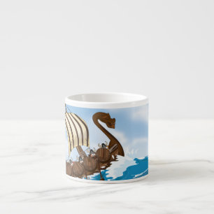 Tasse Expresso Viking Ship