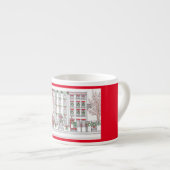 Tasse Expresso Ville architecturale Christmas Espresso cup (Devant droit)