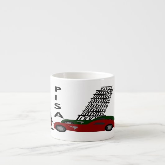 Tasse Expresso Ville de Pise (Devant)