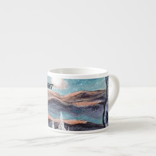 Tasse Expresso Ville lumière future (Devant droit)