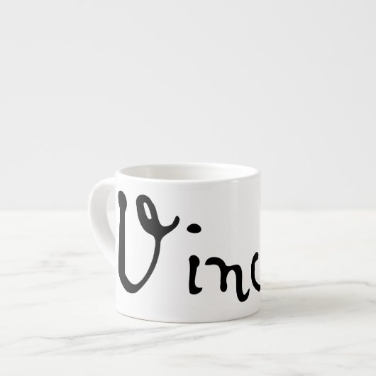 Tasse Expresso Vincent Van Gogh Signature (Devant gauche)