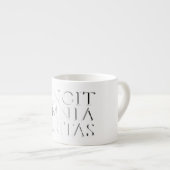 Tasse Expresso VINCIT OMNIA VERITAS - Coupe Light Espresso (Devant droit)