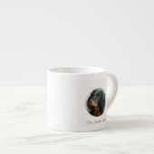 Tasse Expresso Vintage Gordon Setter (Devant droit)
