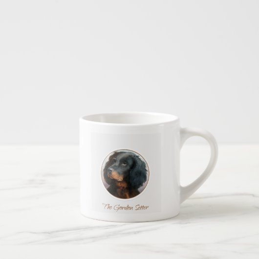 Tasse Expresso Vintage Gordon Setter (Droite)