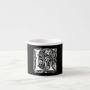 Tasse Expresso Vintage Monogramme L Art Nouveau
