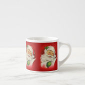 Tasse Expresso Vintage Noël Père Noël (Droite)