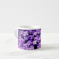 Violet Fleurs Espresso Coupe Violets