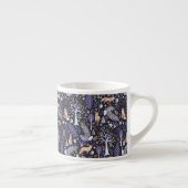 Tasse Expresso Violet/or de bois d'hiver ID785 (Droite)