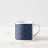 Tasse Expresso Violet, rouge, tendance, art décoratif moderne coo (Droite)