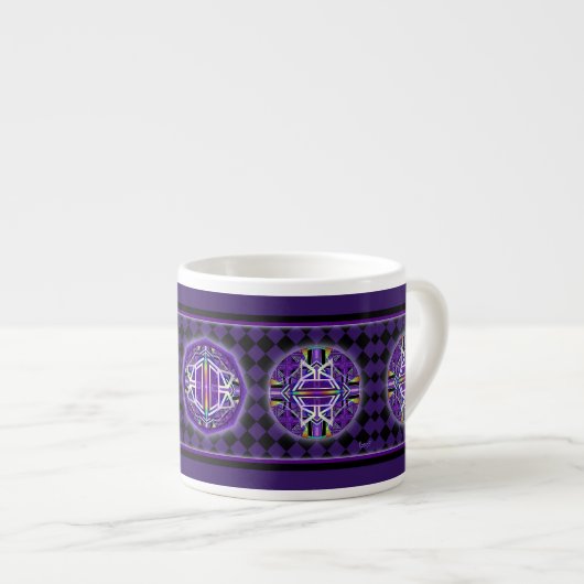 Tasse Expresso Violet W3 (Devant droit)