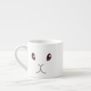 Tasse Expresso Visage de lapin