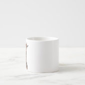 Tasse Expresso Visage mignon de girafe (Devant)