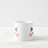 Tasse Expresso Visage riant drôle Emoji (Devant)