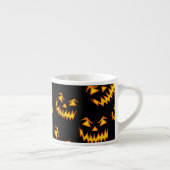 Tasse Expresso Visages d'Halloween effrayants (Droite)