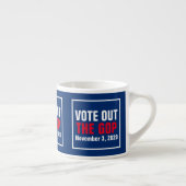 Tasse Expresso Vote du GOP 2024 Élection Rouge Blanc Bleu (Droite)